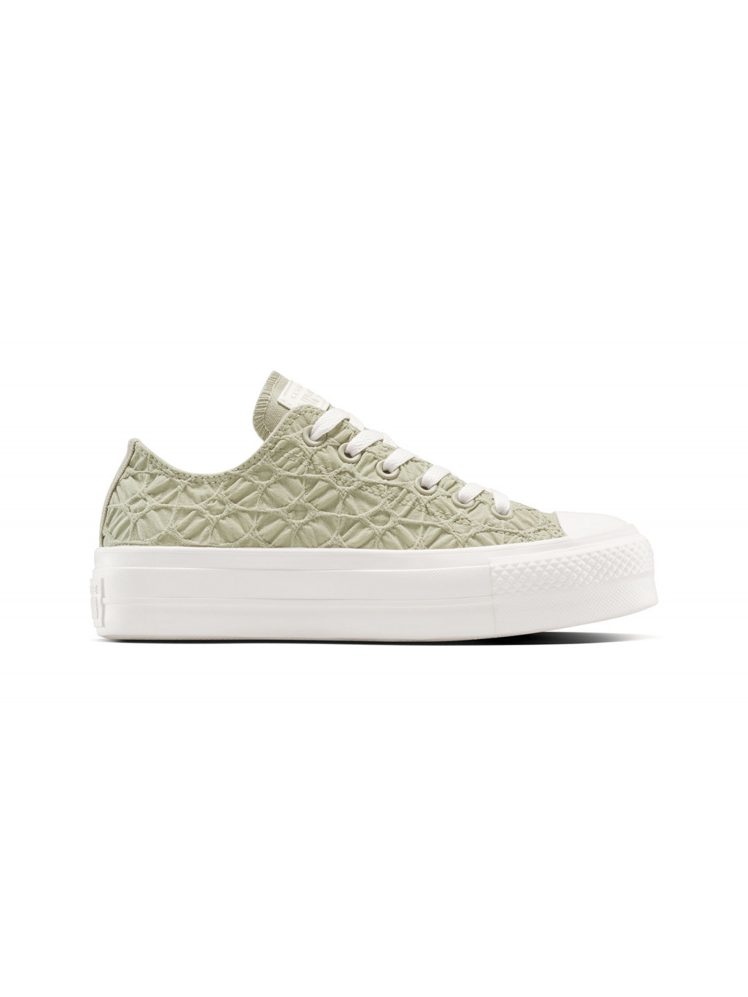 Converse Chuck Taylor All Star Lift Platform Textured Material Ženy – Tenisky Converse – Zelená – A13524C-5 5 – Size 5 5